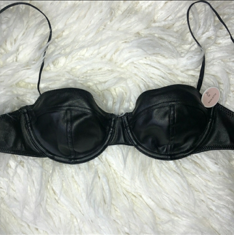Leather Bralette